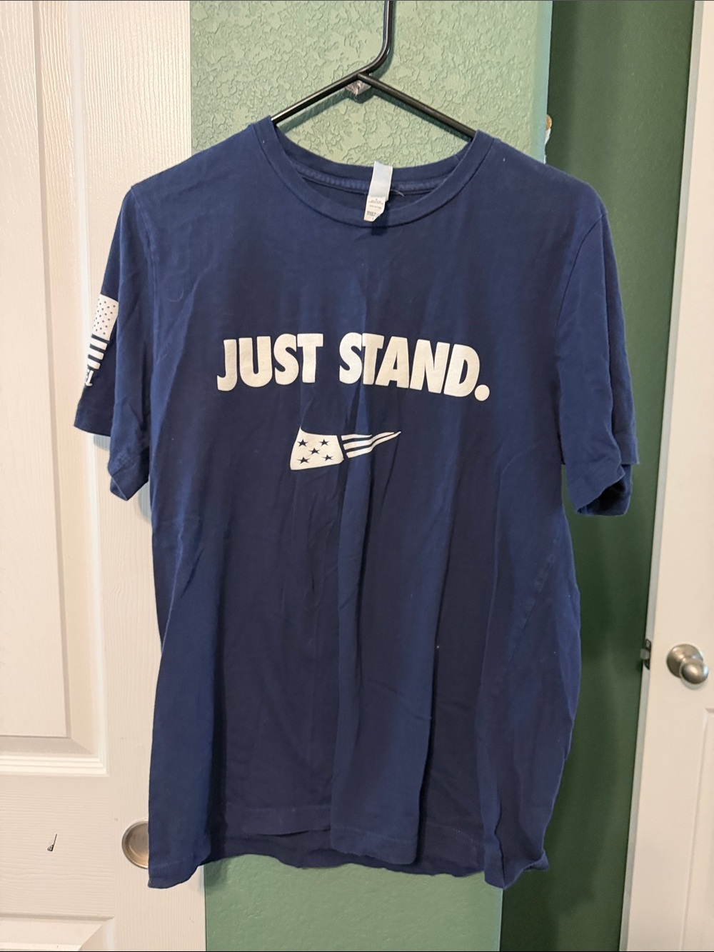 Just Stand. Short Sleeve Tee - Navy